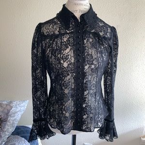 Bebe lace top